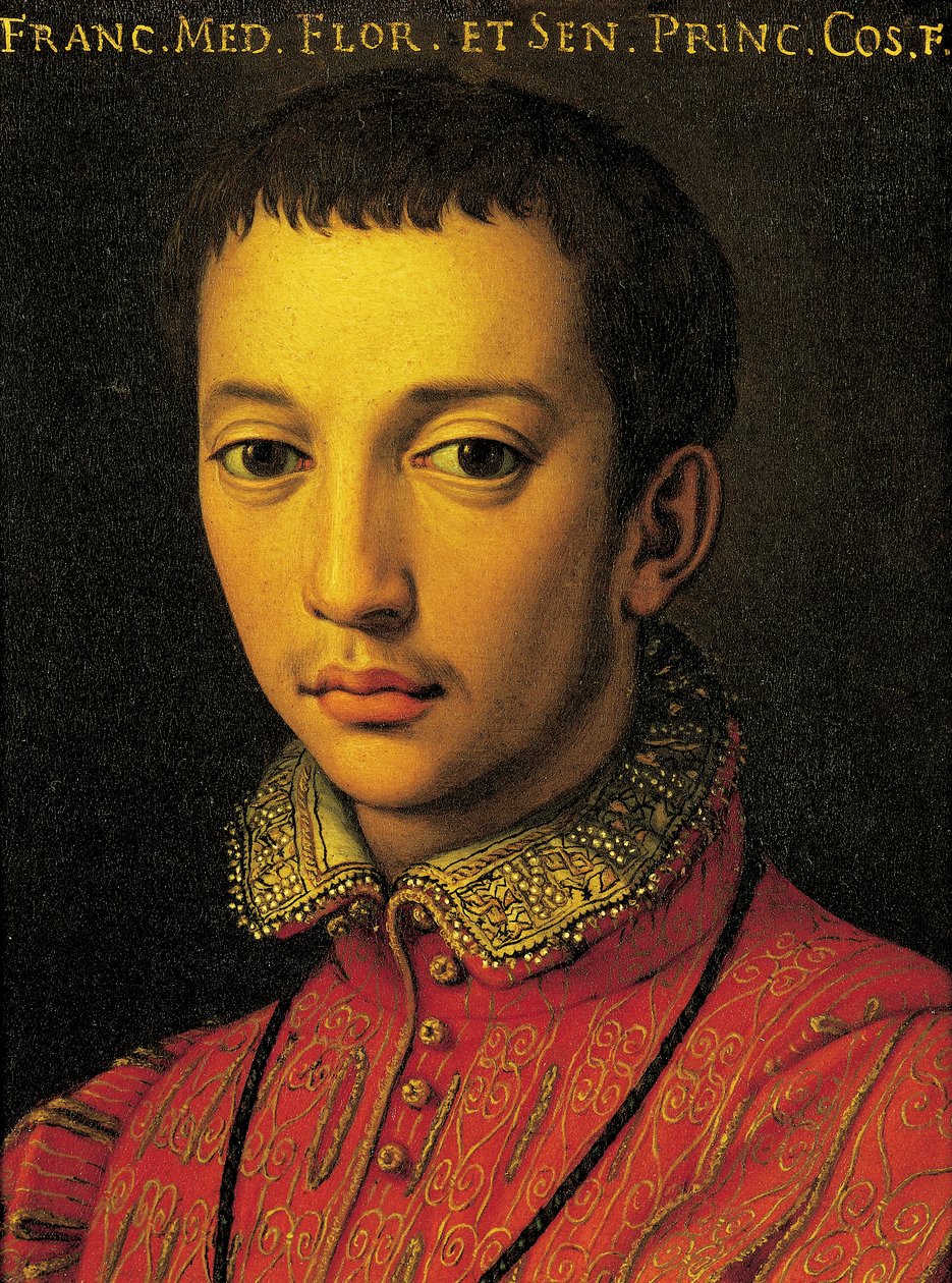 Portret Francesco I de Medici (Florencja autorstwa Agnolo Bronzino