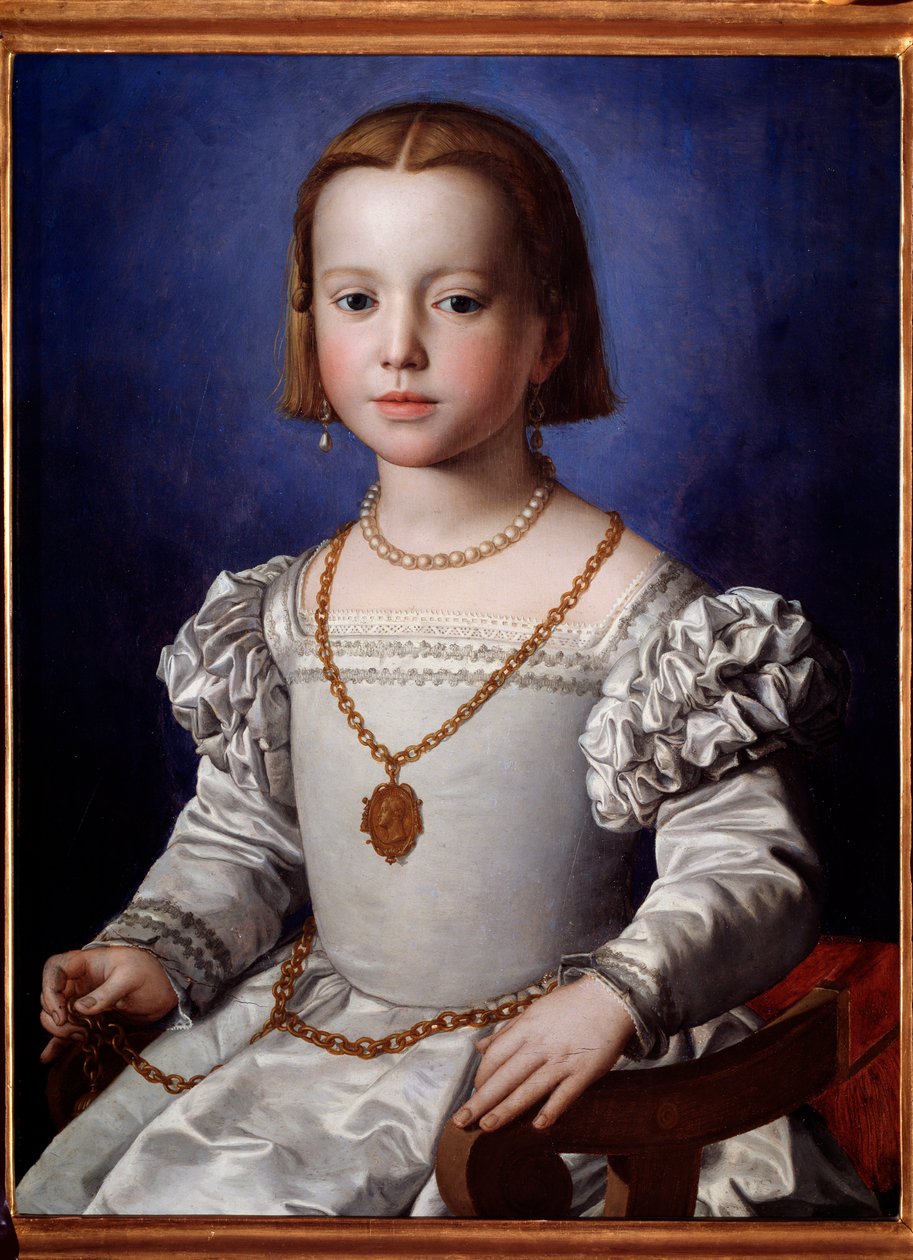 Portret Marii Medycejskiej (Malarstwo autorstwa Agnolo Bronzino