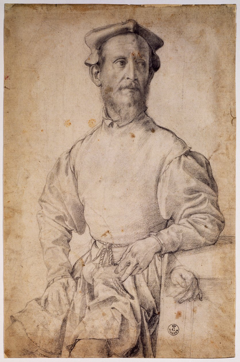 Portret Pontormo autorstwa Agnolo Bronzino