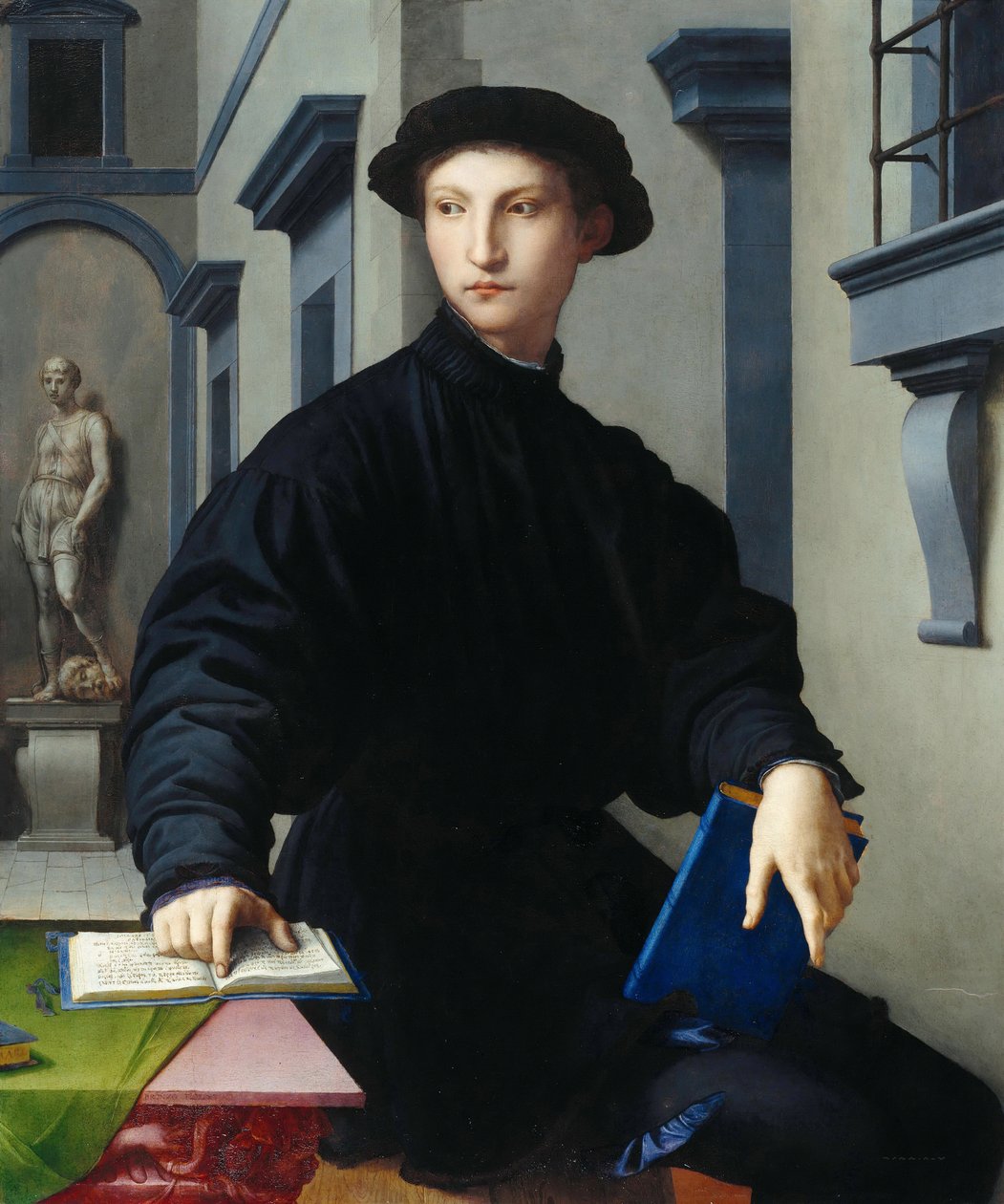 Portret Ugolino (Hugolin) Martelli (1519-1592) autorstwa Bronzino, Agnolo (1503-1572) autorstwa Agnolo Bronzino