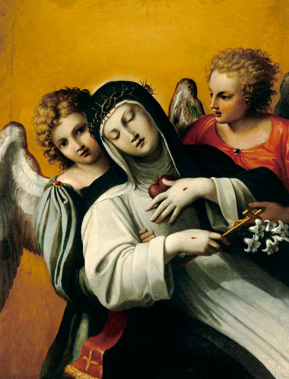 Ekstaza św. Katarzyny ze Sieny autorstwa Agostino Carracci