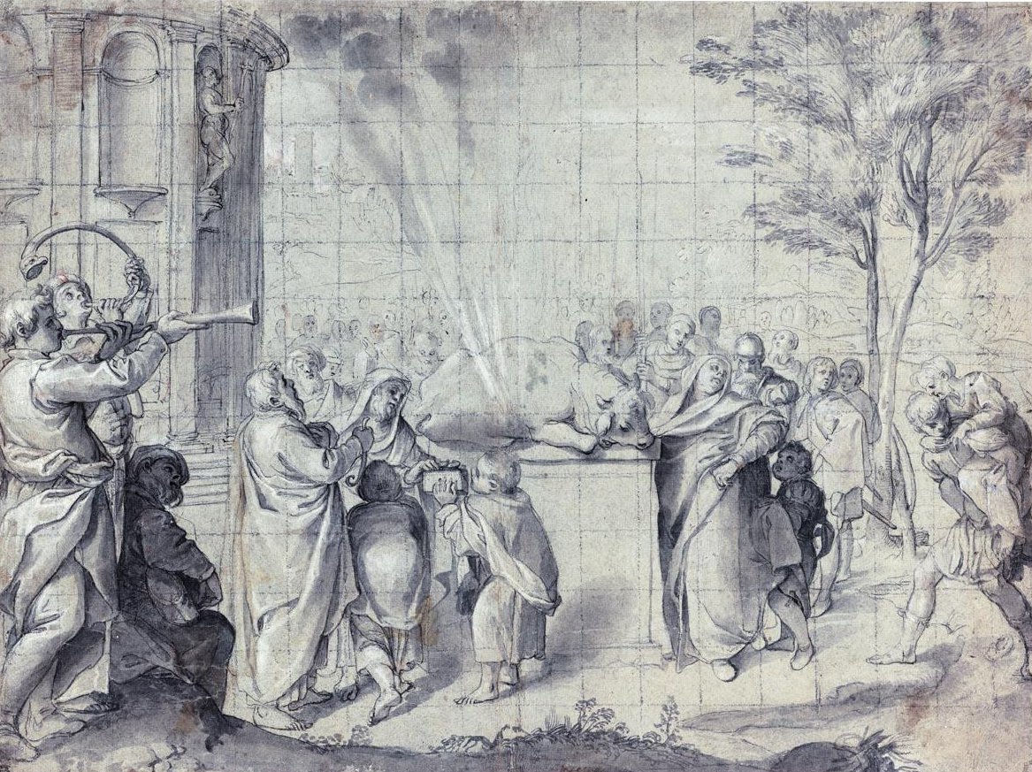 Ofiara Pelias autorstwa Agostino Carracci