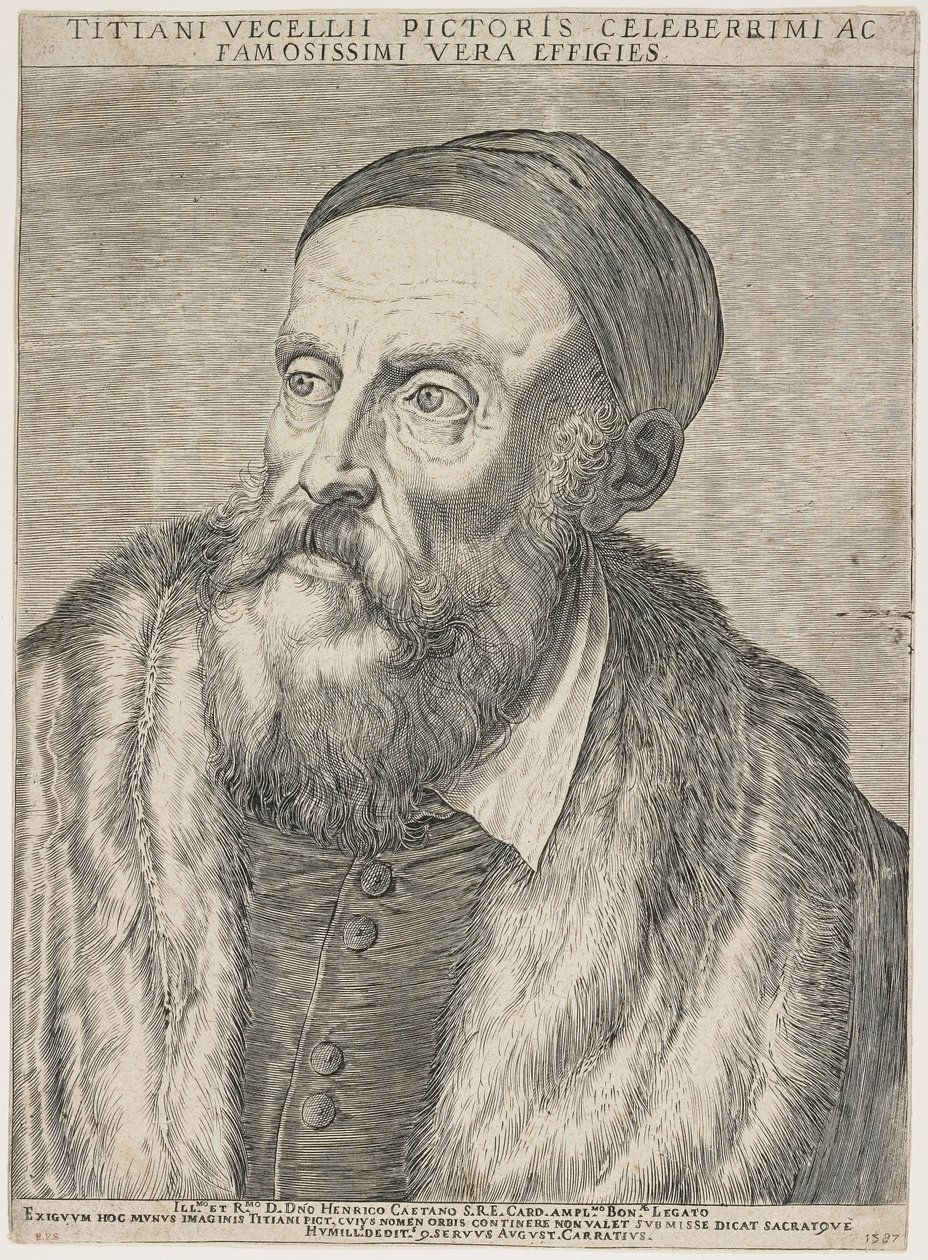 Tycjan, 1587 autorstwa Agostino Carracci