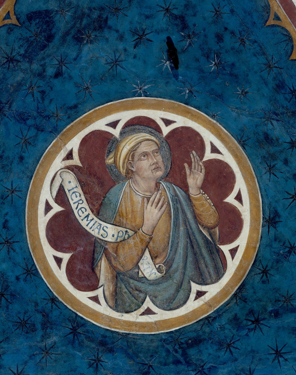 Prorok Jeremiasz, szczegół autorstwa Agostino di Marsiglio
