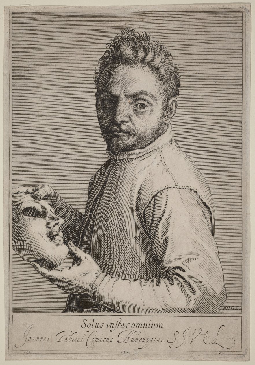 Giovanni Gabrielli autorstwa Agostino Carracci