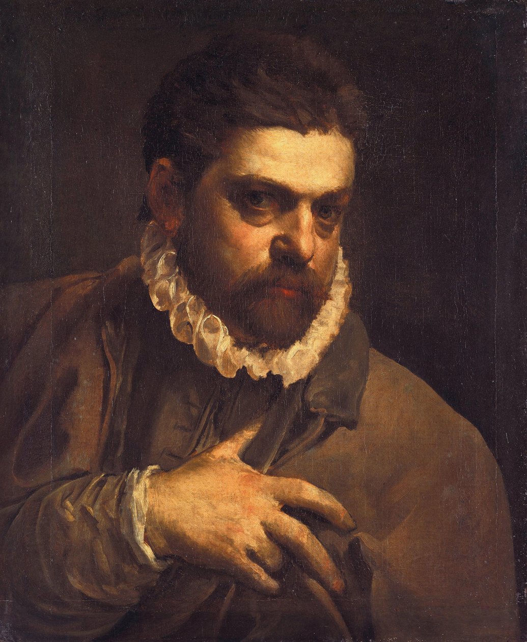 Portret mężczyzny autorstwa Agostino Carracci