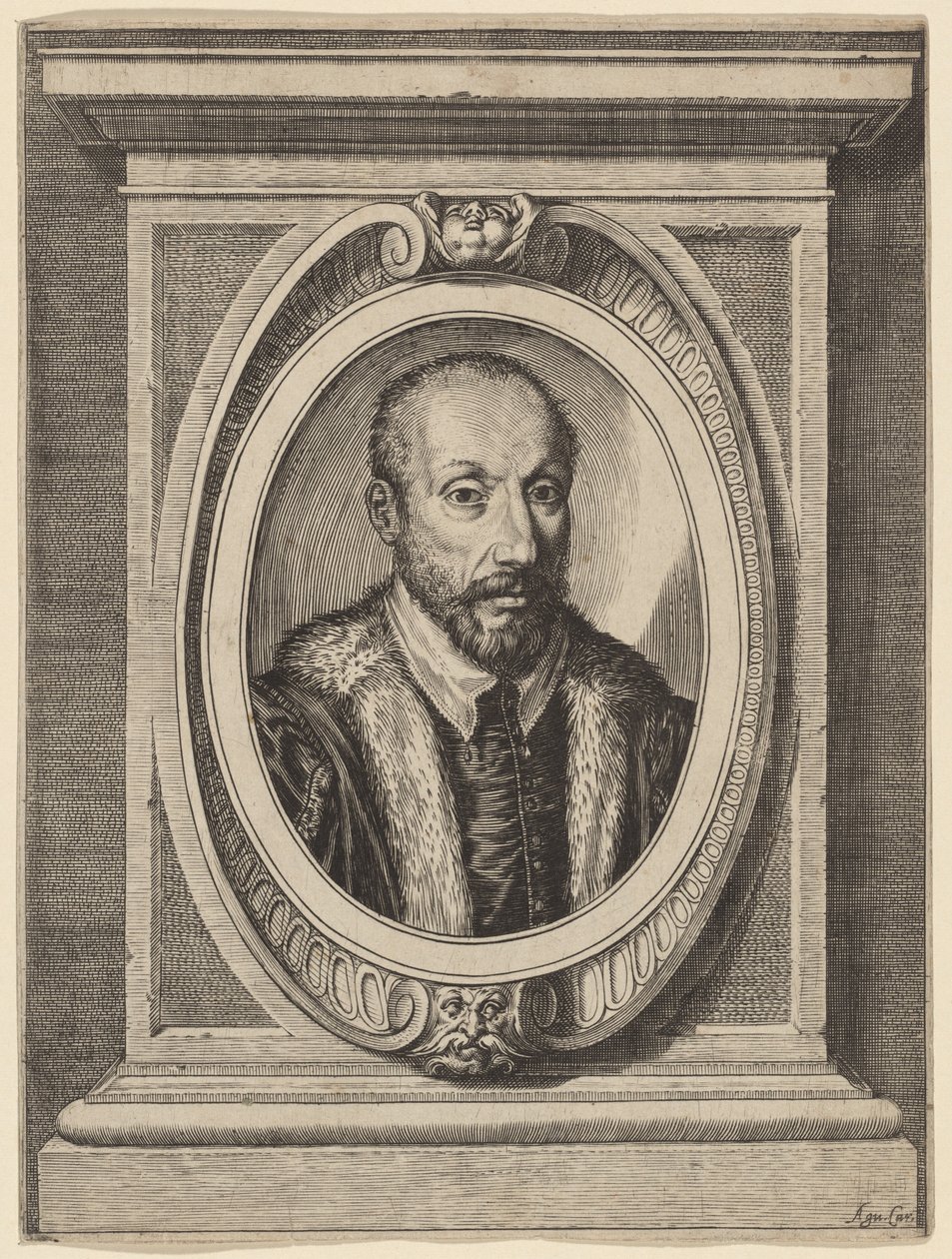 Pietro Antonio Tolentino autorstwa Agostino Carracci