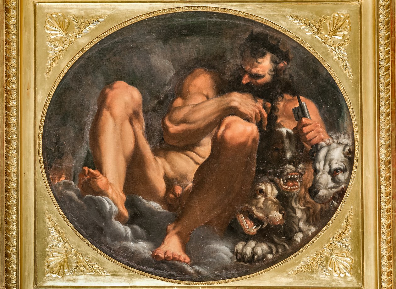 Pluton autorstwa Agostino Carracci