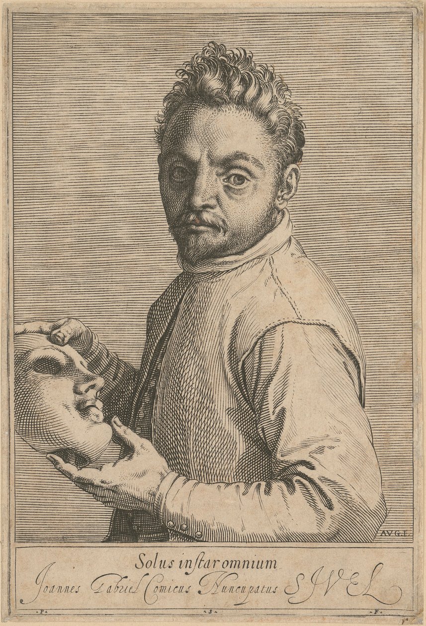 Portret Giovanniego Gabrielliego, zwanego „Il Sivello” autorstwa Agostino Carracci