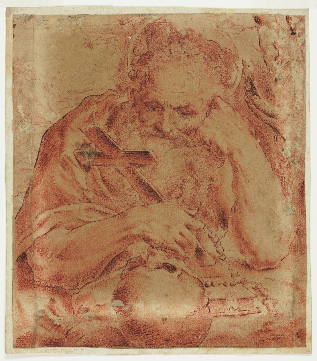 Święty Hieronim autorstwa Agostino Carracci