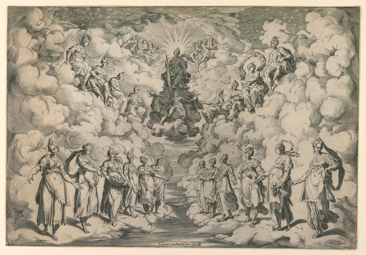 Harmonia Sfer autorstwa Agostino Carracci