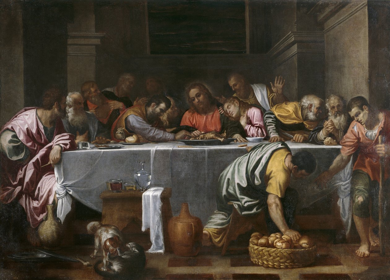 Ostatnia Wieczerza autorstwa Agostino Carracci