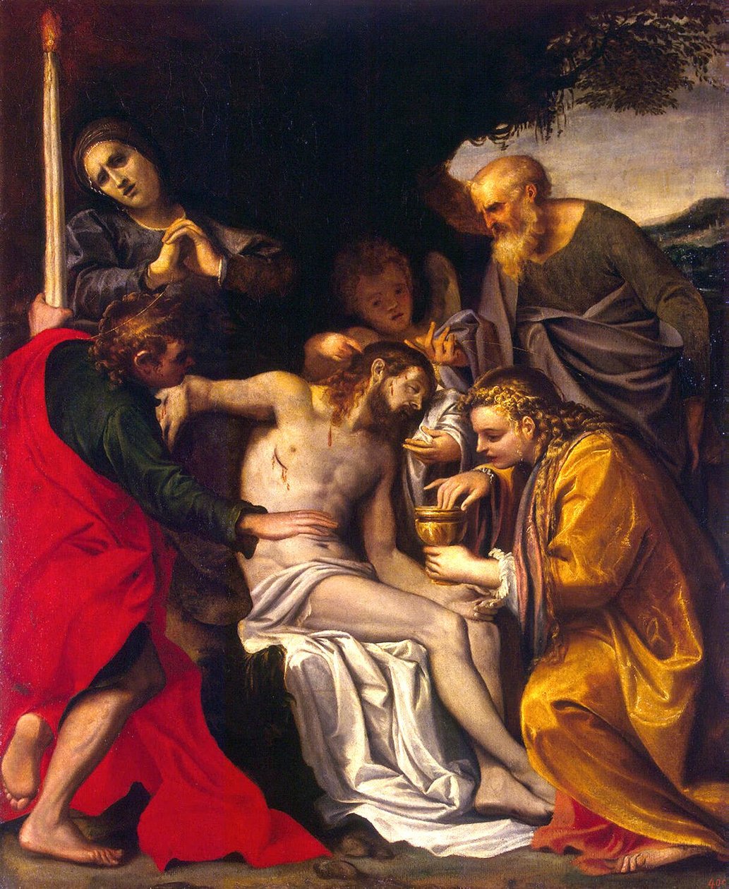 Lament Chrystusa autorstwa Agostino Carracci