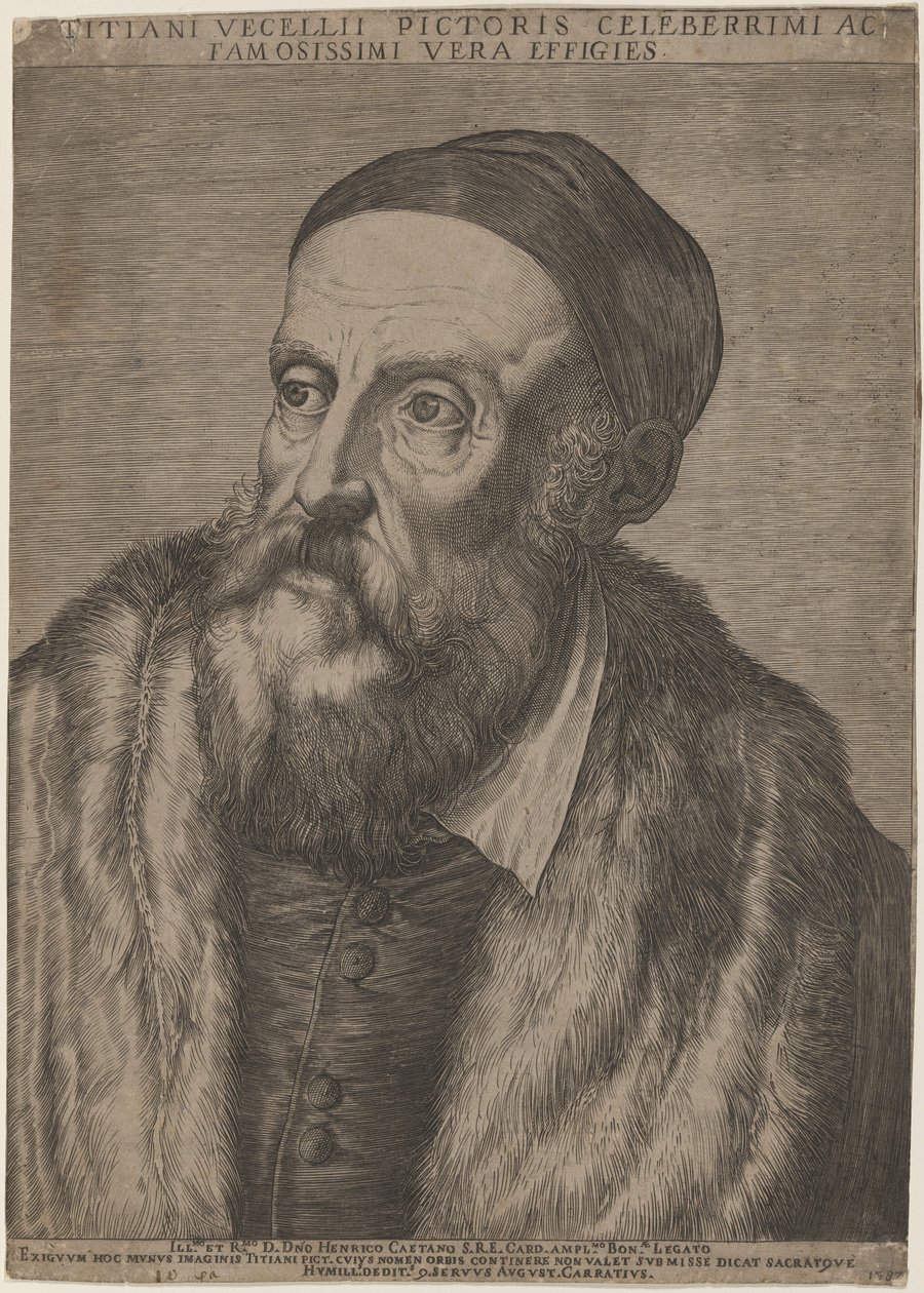 Tycjan autorstwa Agostino Carracci