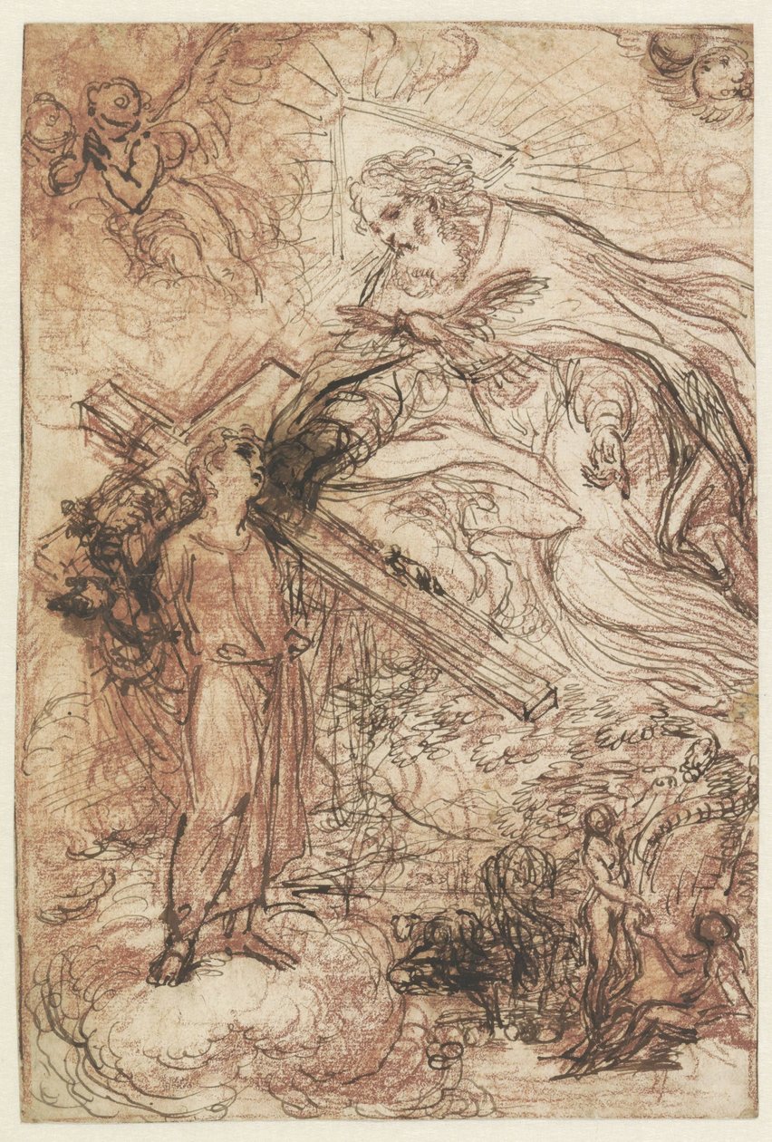 Święta Trójca i Upadek autorstwa Agostino Masucci (attributed to)