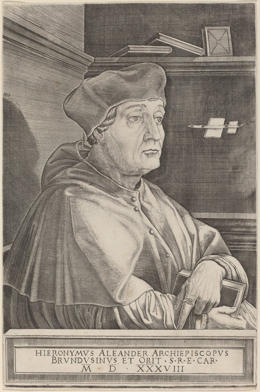 Hieronim Aleksander, arcybiskup Brindisi autorstwa Agostino dei Musi