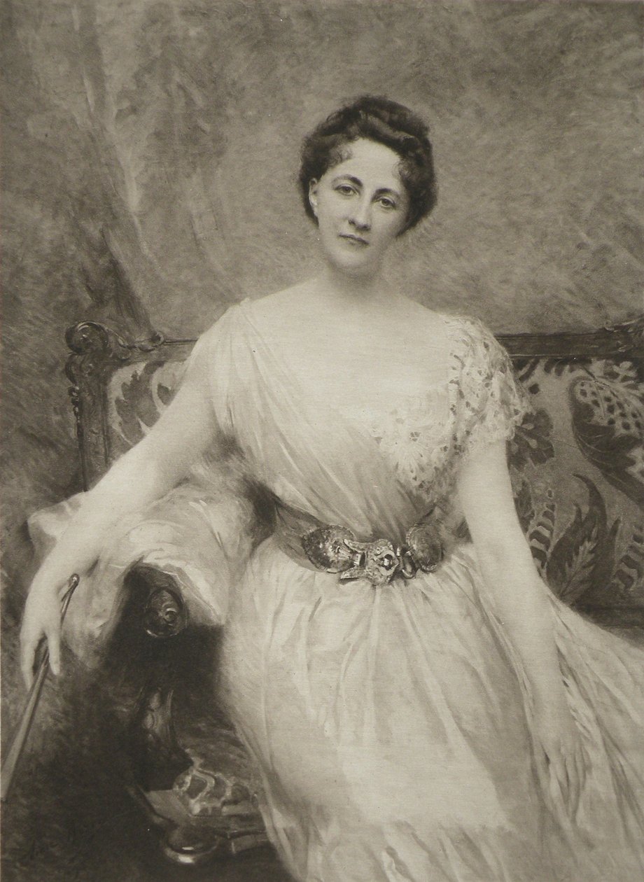 Moreau-vauthier 1906 płyta 32 aime morot madame archdeacon boisseaux 1895 autorstwa Aimé Nicolas Morot