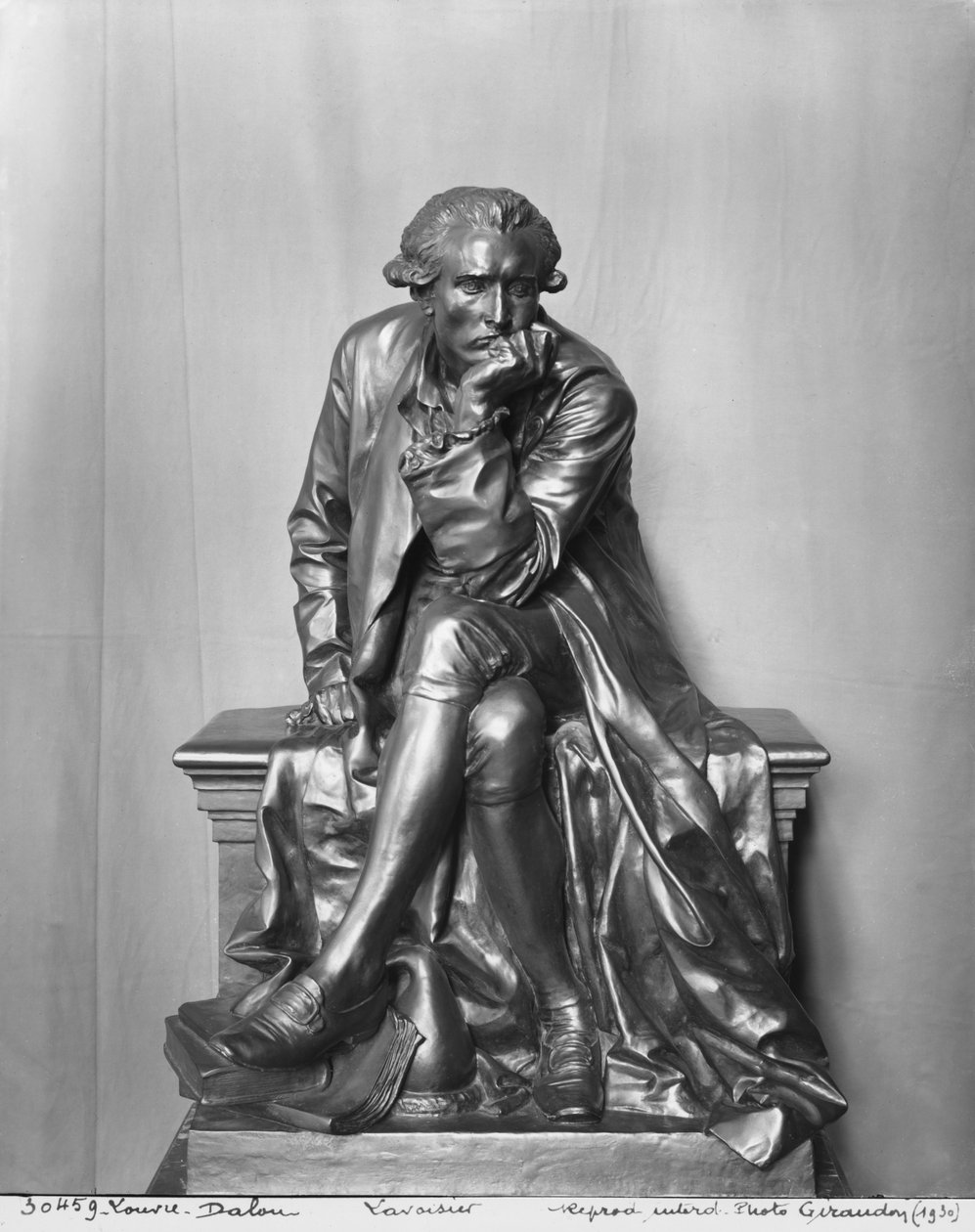 Antoine Laurent Lavoisier (brąz) autorstwa Aime Jules Dalou