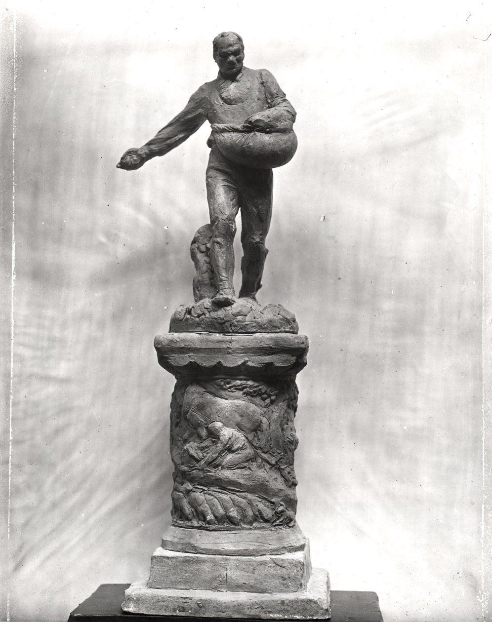 Siewca, makieta do pomnika poświęconego robotnikom na polach, 1889-1900 (terakota) autorstwa Aime Jules Dalou