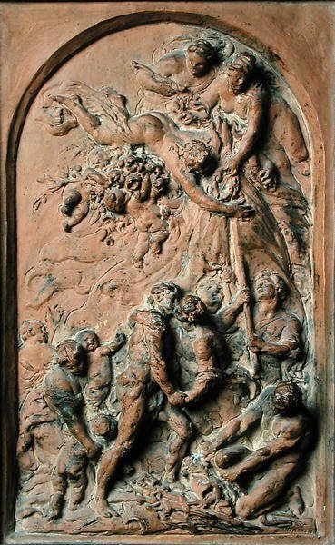Fraternite, ok.1883 (tynk patynowany) autorstwa Aime Jules Dalou