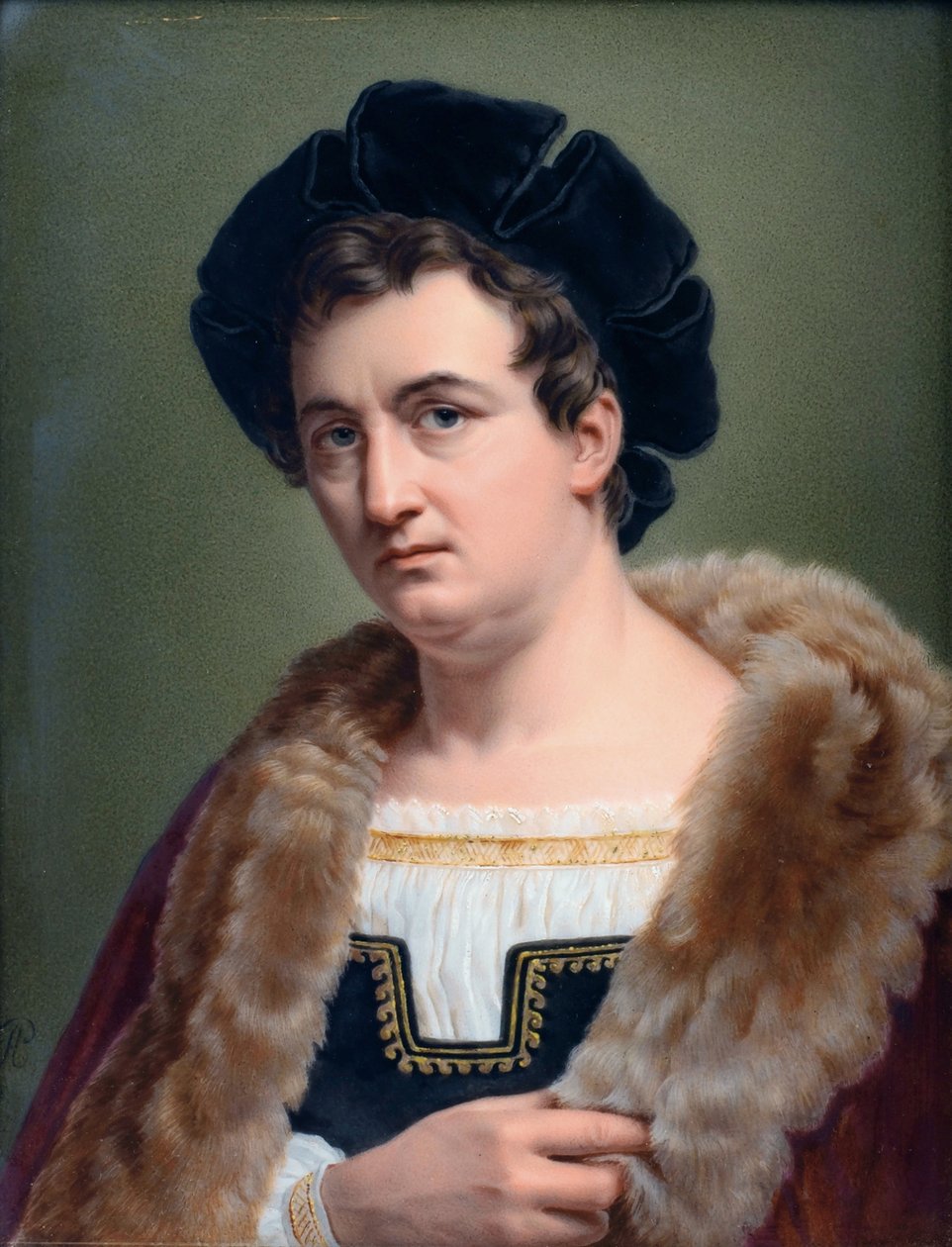 Portret François-Josepha Talmy 1763-1826, 1823 autorstwa Aimée Perlet