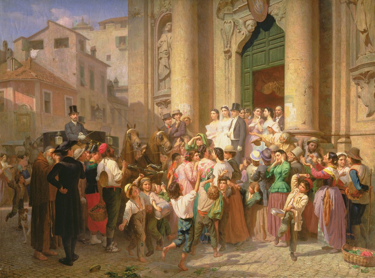 Mezalians, 1866 autorstwa Akim Egorovich Karneev