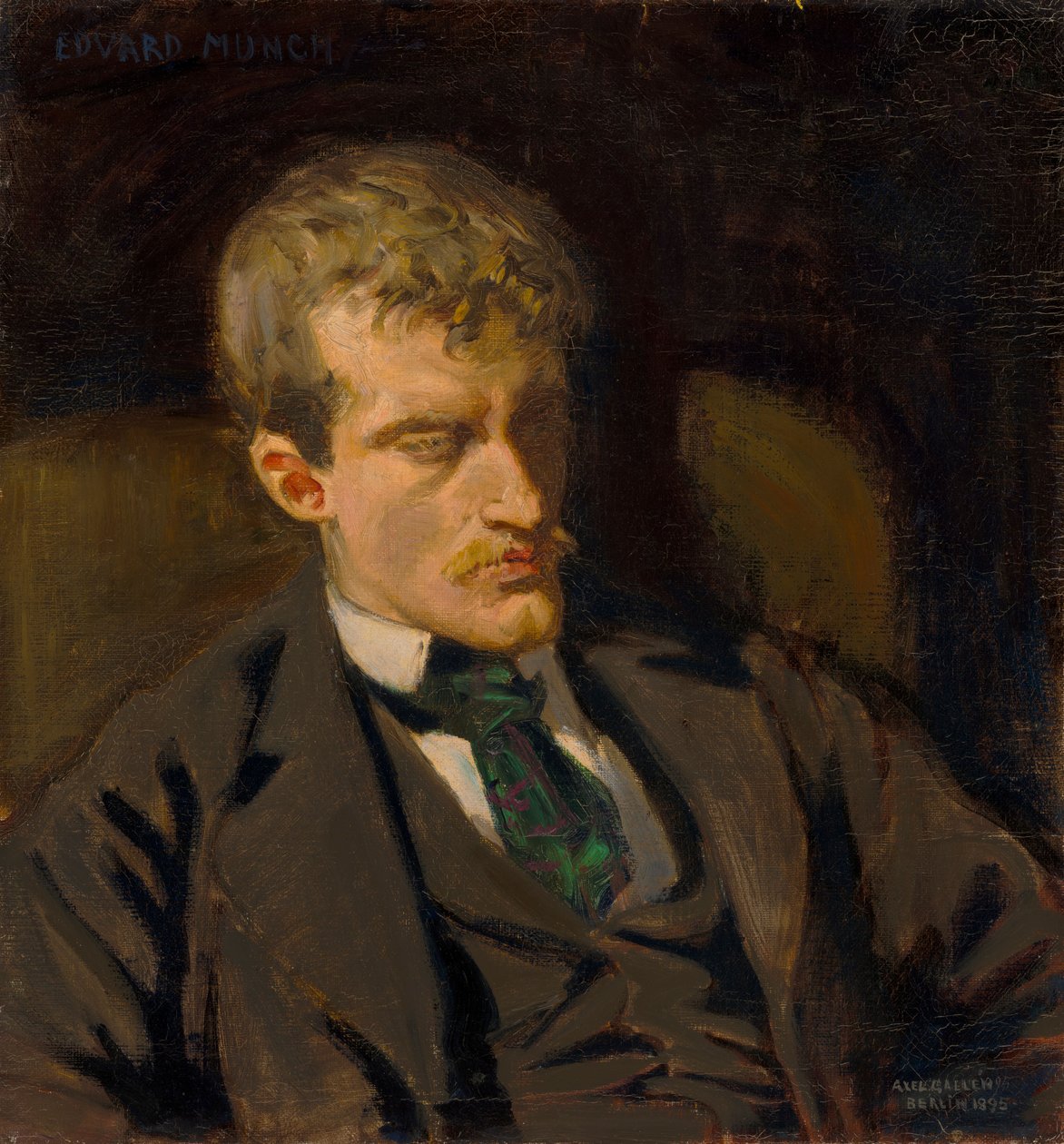 Portret Edvarda Muncha autorstwa Akseli Gallen-Kallela