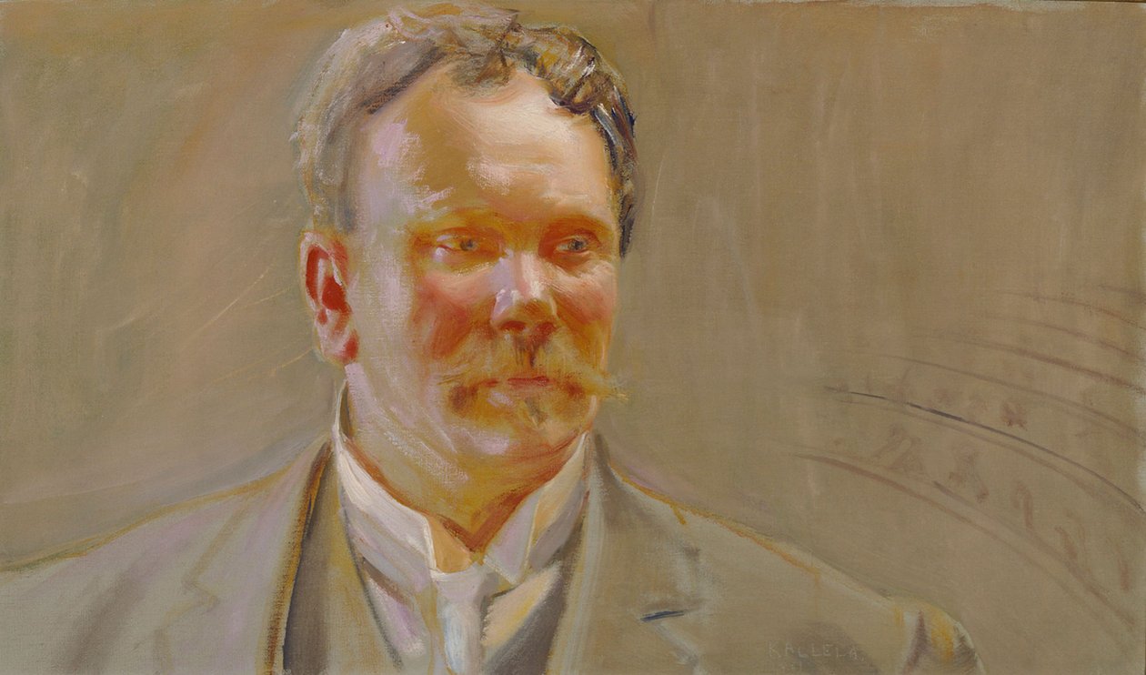 Portret profesora E. N. Setälä autorstwa Akseli Gallen-Kallela