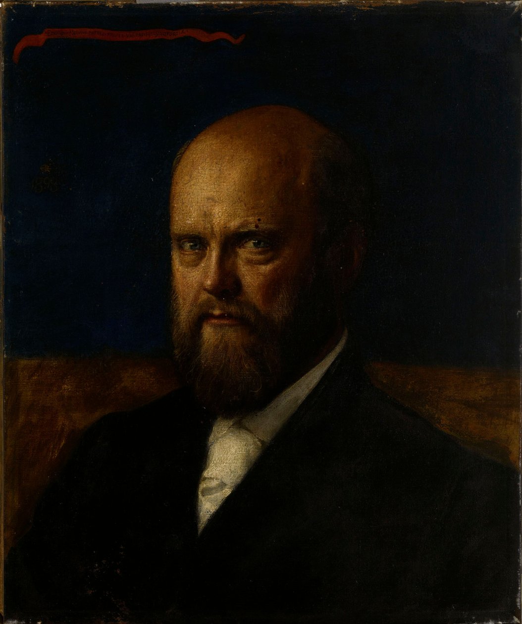 Portret profesora E. R. Neoviusa autorstwa Akseli Gallen-Kallela