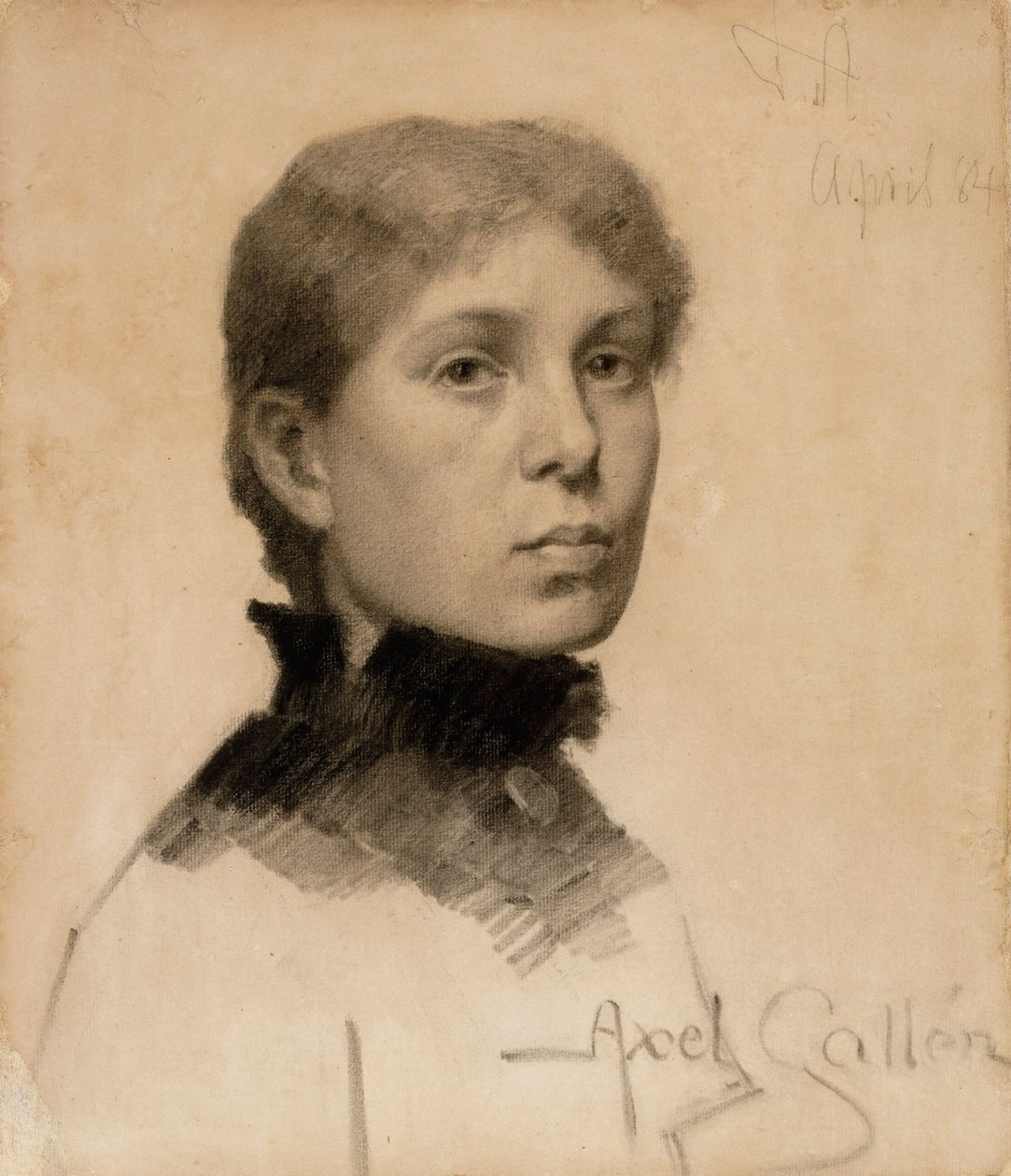 Portret kobiety autorstwa Akseli Gallen-Kallela