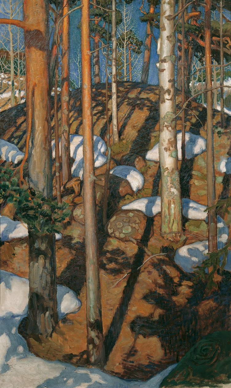 wiosna autorstwa Akseli Gallen Kallela