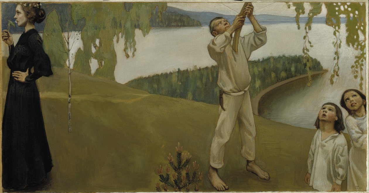 Wiosna, 1903 autorstwa Akseli Gallen Kallela