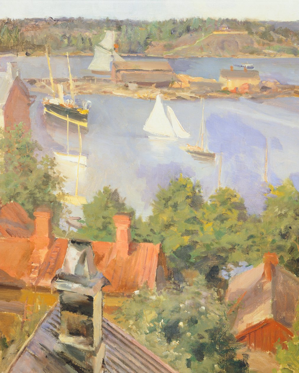 Port Północny, Helsinki – Akseli Gallen-Kallela, Finlandia XIX w. Szczegół autorstwa Akseli Valdemar Gallen Kallela