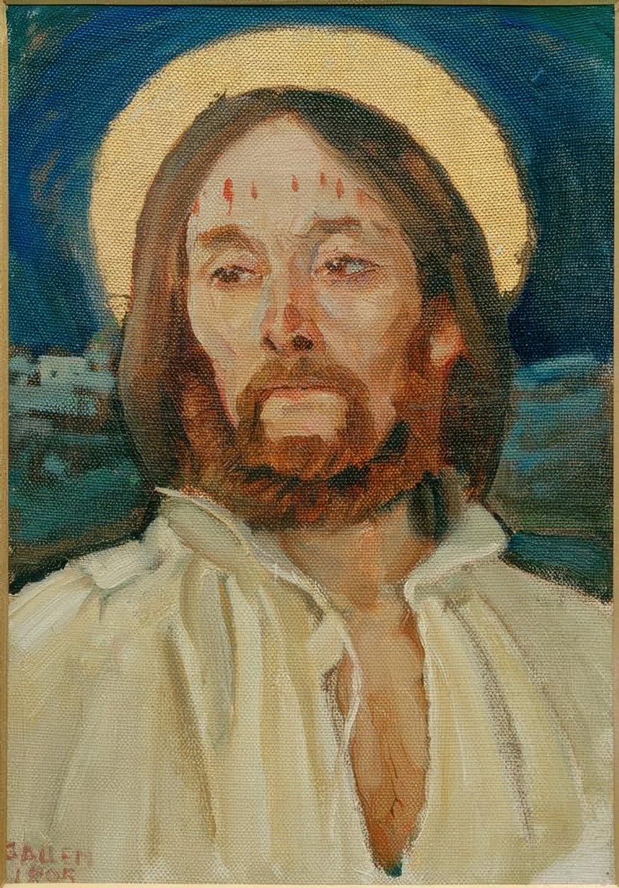 Christuskopf autorstwa Akseli Valdemar Gallen Kallela