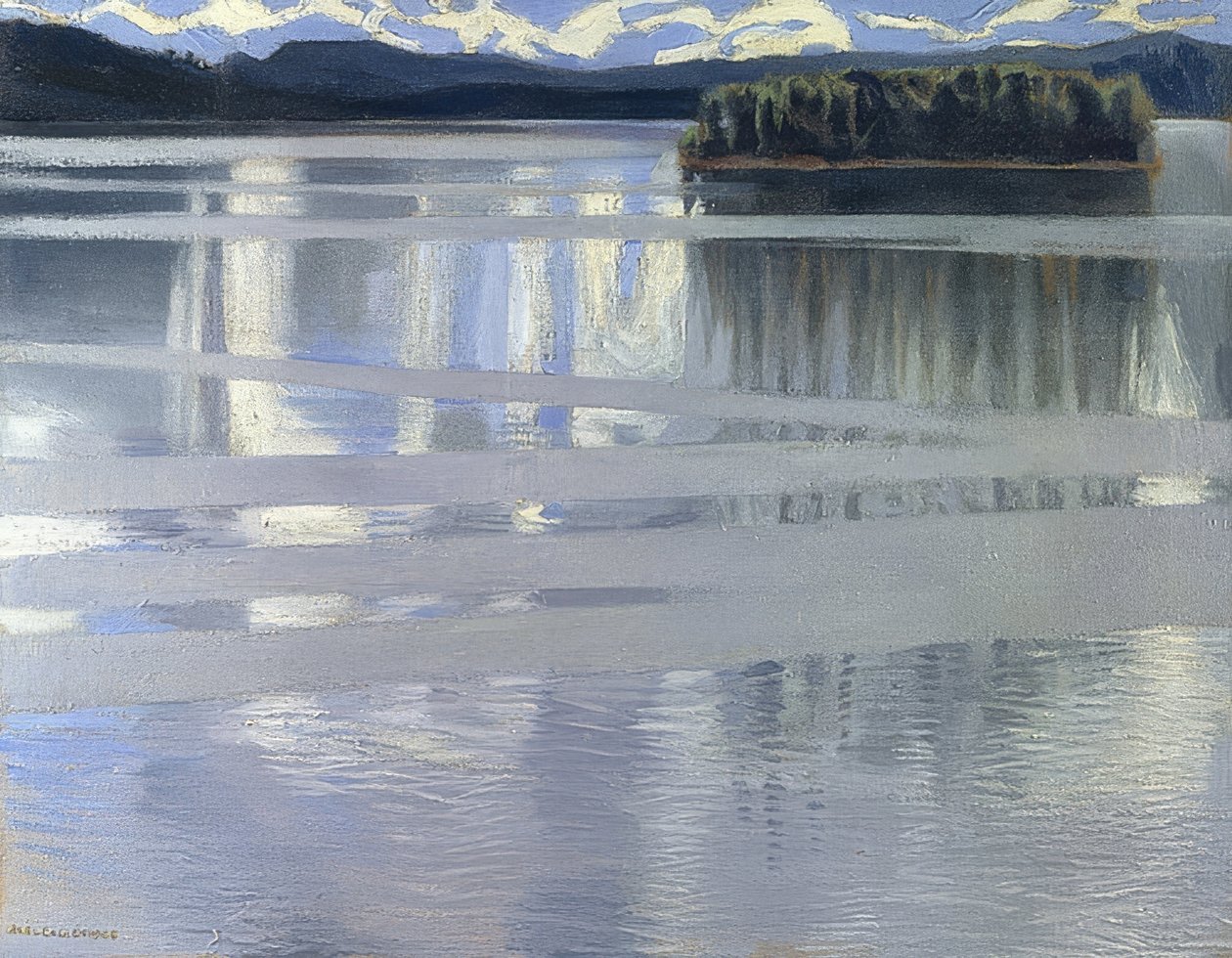 Jezioro Keitele. 1905 autorstwa Akseli Valdemar Gallen Kallela