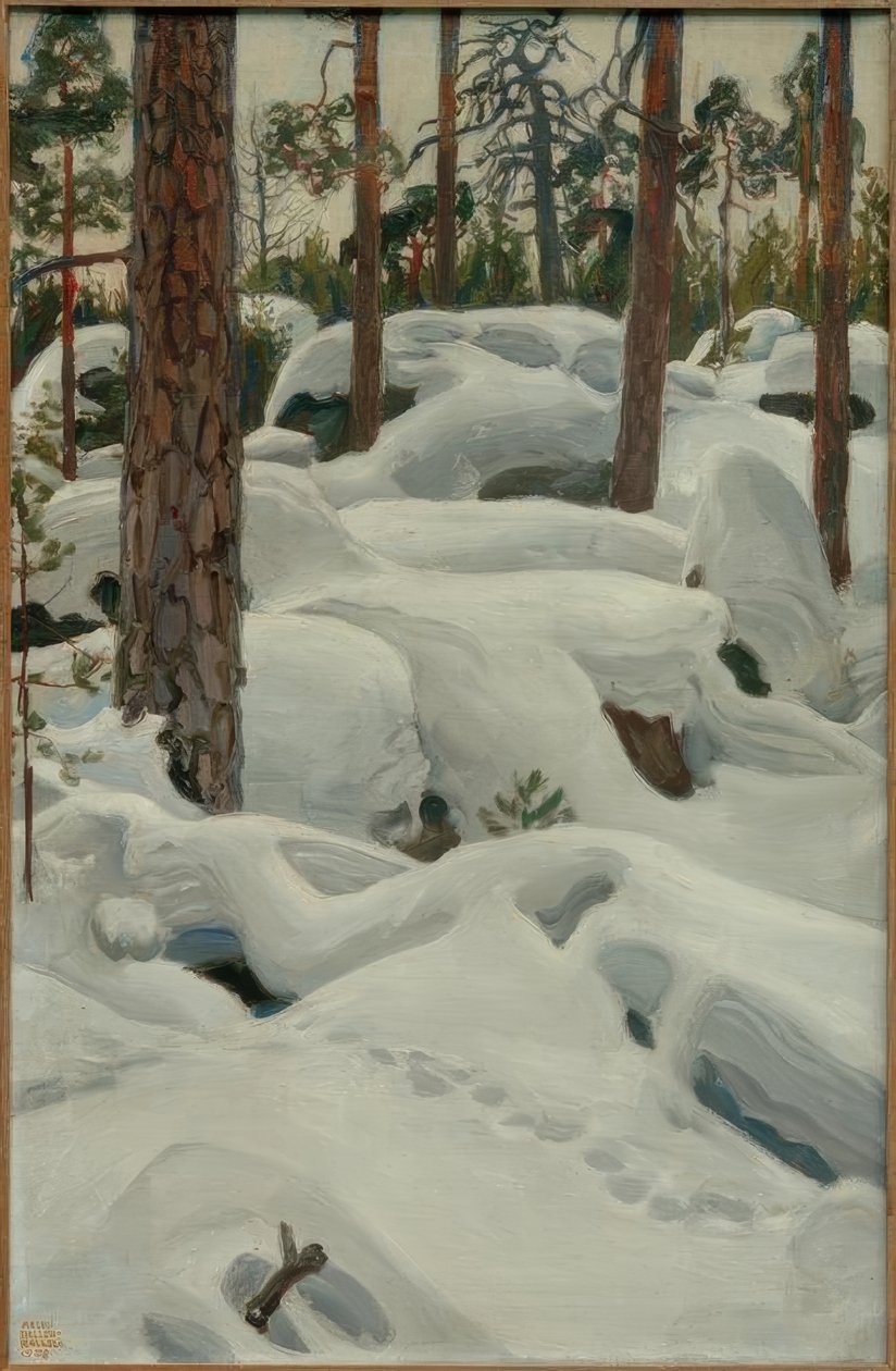 Denu rysia autorstwa Akseli Valdemar Gallen Kallela