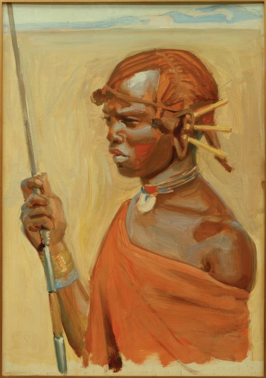 Portret Goi Gidogo autorstwa Akseli Valdemar Gallen Kallela