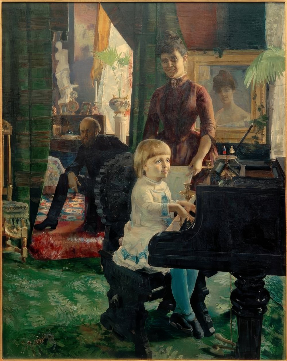 Portret rodziny matematyka E.R. Neovius autorstwa Akseli Valdemar Gallen Kallela