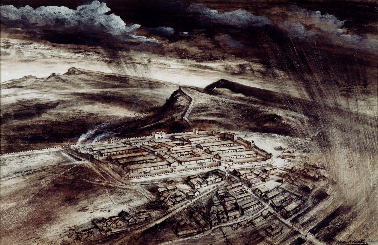 Fort rzymski, II w., 1990-2010 autorstwa Alan Ernest Sorrell