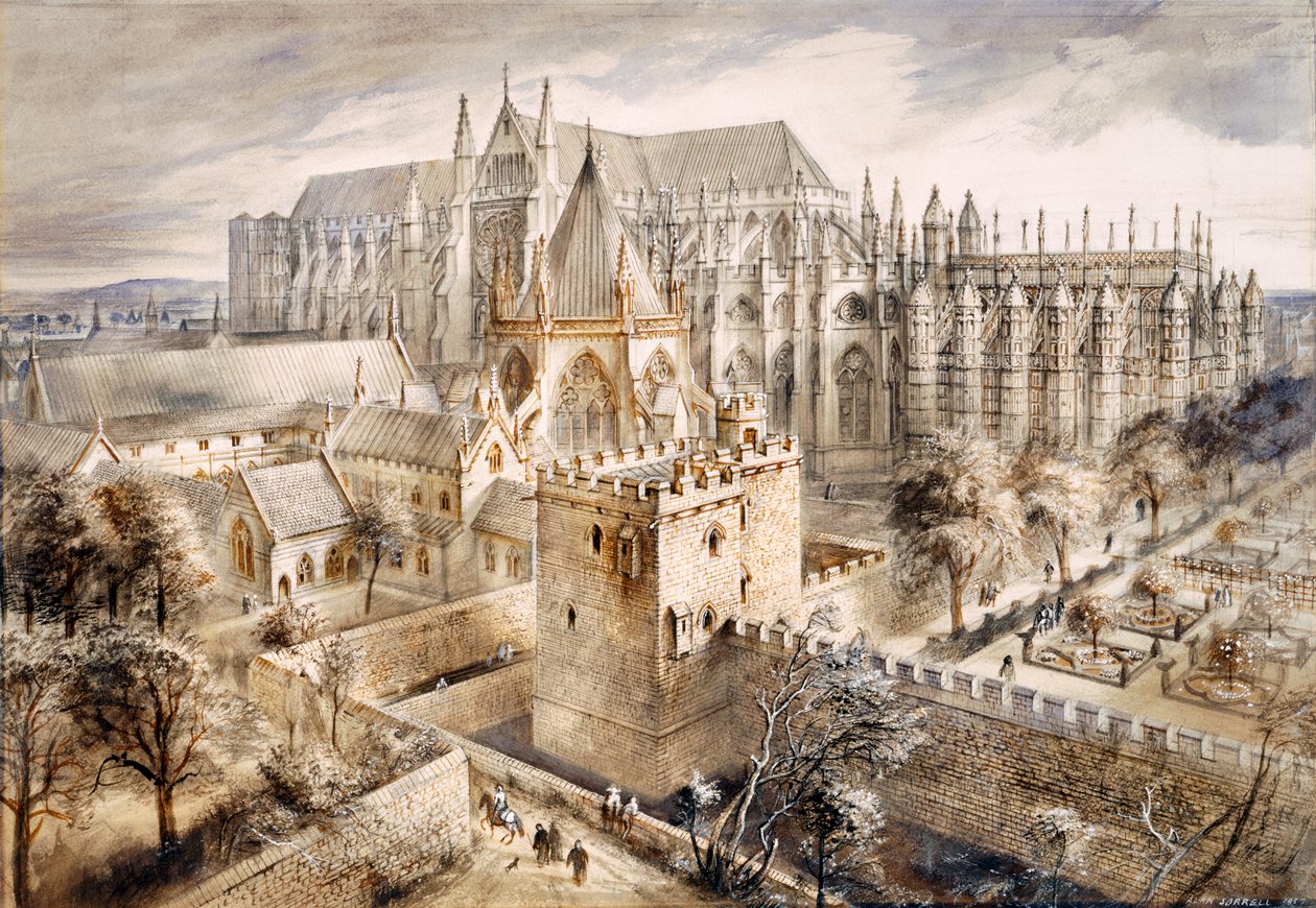 Jewel Tower, Londyn, XIV-XV wiek, 1990-2010 autorstwa Alan Ernest Sorrell