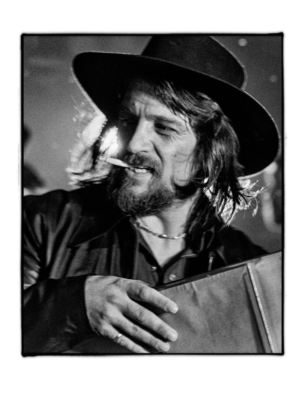 Waylon Jennings - Nashville Palace, Nashville, Tennessee - październik 1977 (zdjęcie) autorstwa Alan Messer