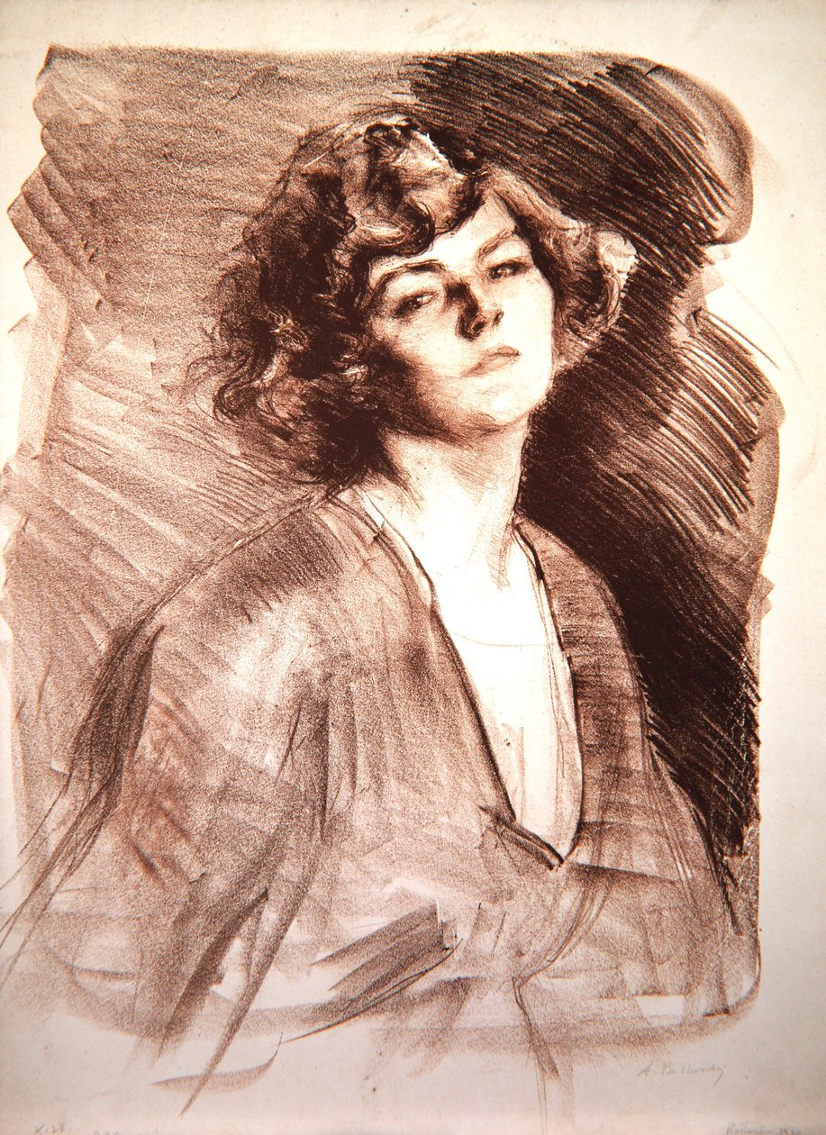 Enid w Rustington, 1920 autorstwa Albert de Belleroche