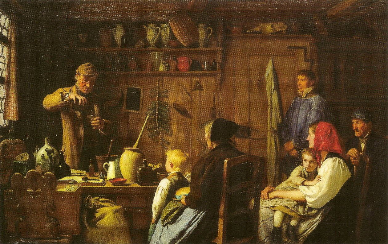 znachor autorstwa Albert Anker