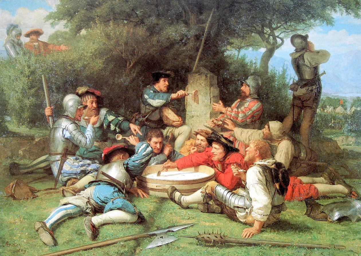 zupa mleczna autorstwa Albert Anker