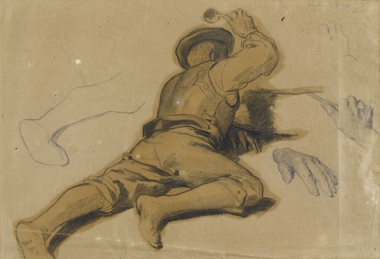 Badanie Die Kappeler Milchsuppe autorstwa Albert Anker