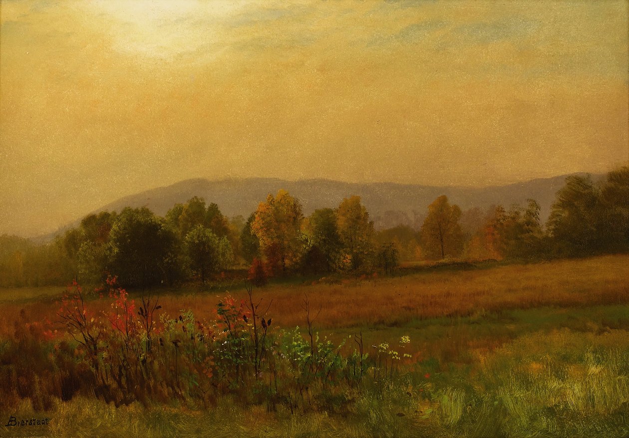 Jesienny krajobraz autorstwa Albert Bierstadt