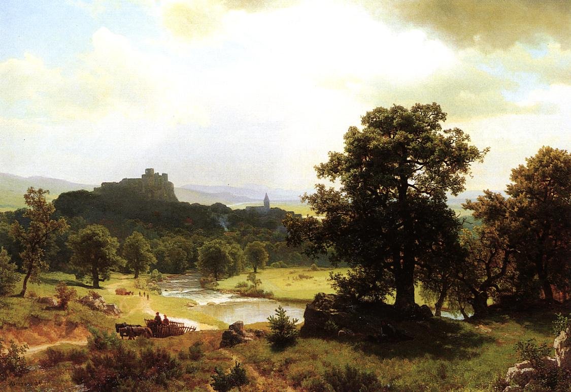 Początek dni autorstwa Albert Bierstadt