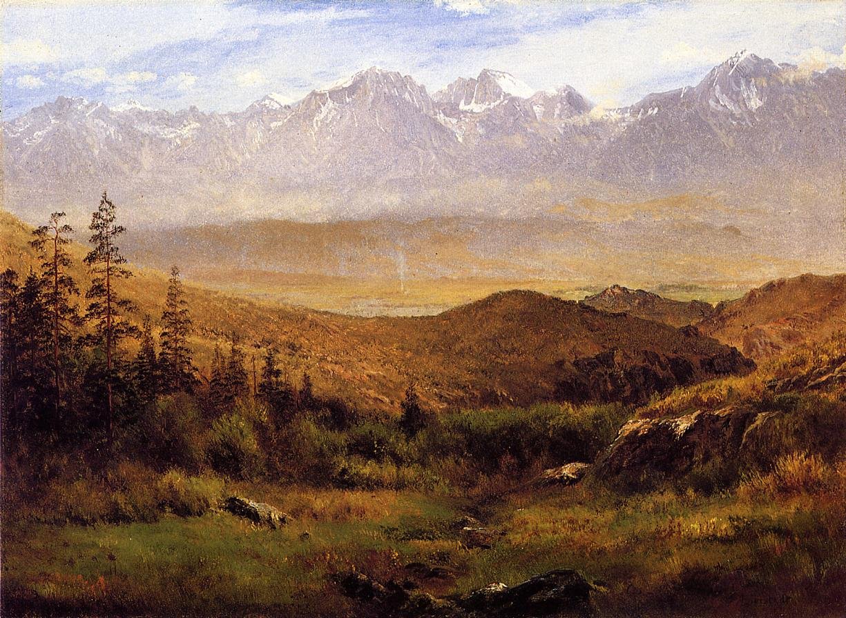 Na Pogórzu Gór autorstwa Albert Bierstadt