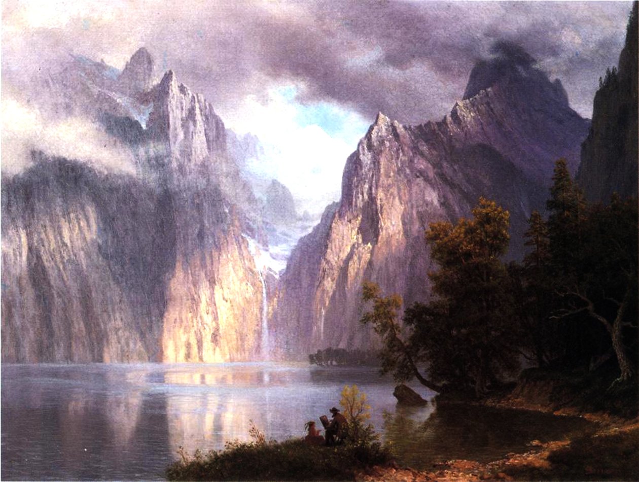 W Sierra Nevada, ok. 1861 r. autorstwa Albert Bierstadt