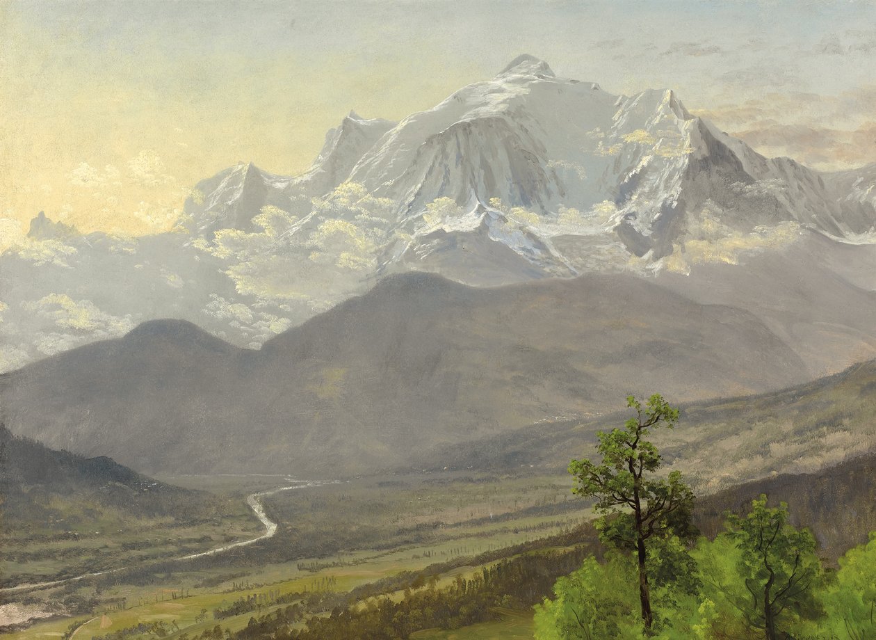 Mont Blanc autorstwa Albert Bierstadt